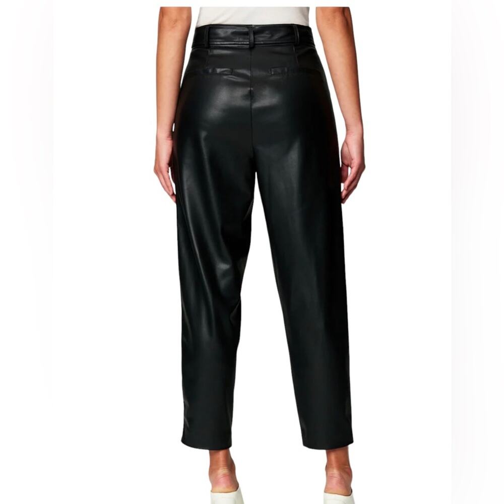 NWT! Blank NYC Off the Record Faux Leather Trouser Pants - Size 25 - Picture 4 of 13